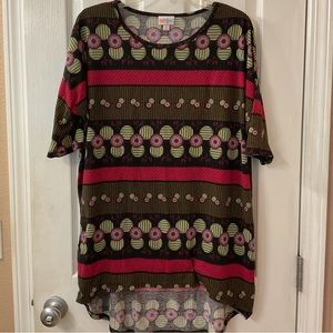 Fun and Colorful Hi-Lo Irma Top